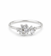 Celine Diamantring 0,36 ct,  Vigselring / Förlovningsring | 18k. vitguld