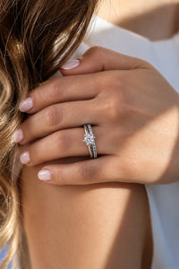 Julie 0,5 - 1 ct diamantring, Vigsel / Förlovningsring