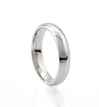 Vigsel/Förlovningsring Herr Silverring, 5 mm, Kupad | 925 silver