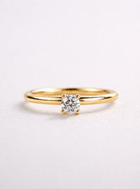 Axeline Diamantring, Vigsel / Förlovningsring | 18k. guld