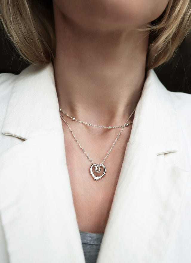 Soul Heart Silverhalsband
