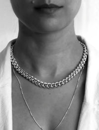 Chunky Curb Chain Halskette | 925 Silber