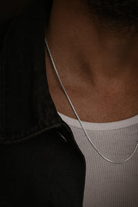 Mila Man Chain Venezia 1.5 mm Necklace silver, Men