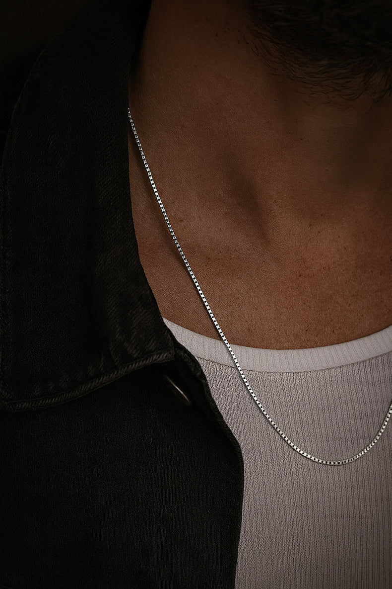 Mila Man Chain Venezia 1.5 mm Necklace silver, Men