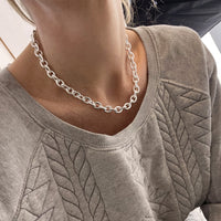 Chunky Chain ​​Necklace 10 mm | 925 silver