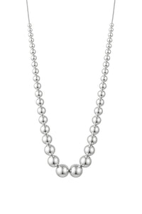 Halsband med stora silverkulor i äkta silver. 