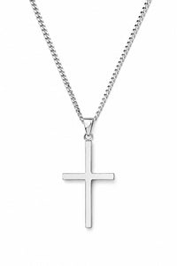 Mila Man Silverkors Halsband herr, Pansarkedja | 925 silver
