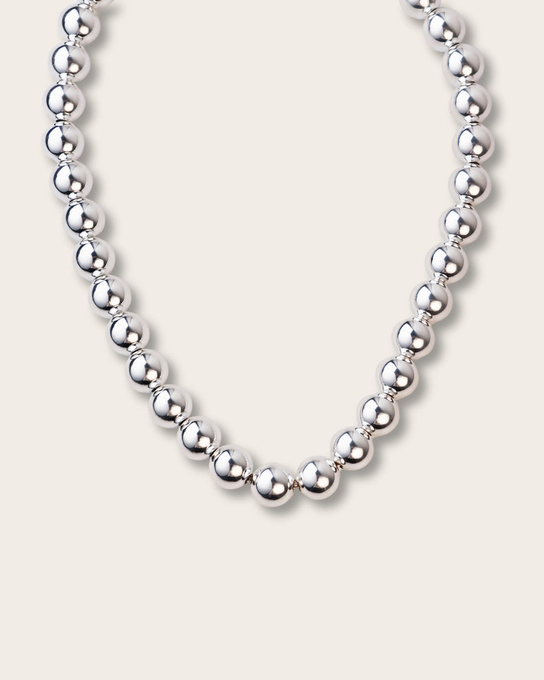 Happy Chunky Halsband, silver