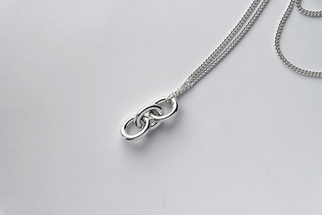 Chunky Link 12 mm, Halsband silver