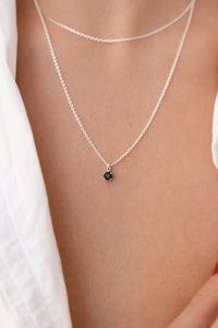 Julie Diamanthalsband, Svart diamant 0,10 ct.