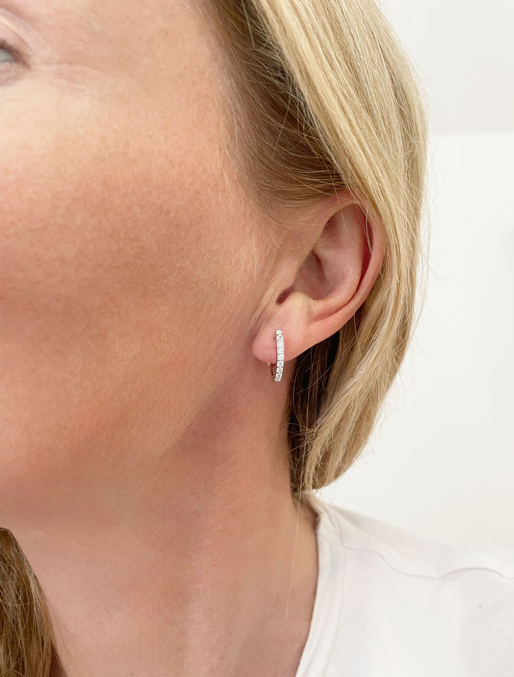 Sparkling Stones vs. Pearl Hoops, örhängen