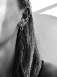Peak Hoops, silver