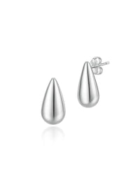 örhängen med medelstora droppar i. äkta silver