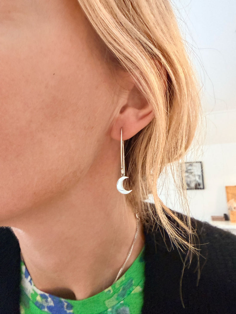 Sample Sale Moon örhängen | 925 silver