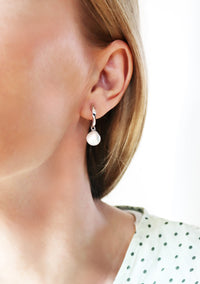 Perlenohrringe, Edison Pearl Twisted Hoops