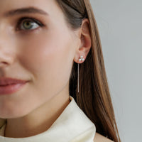 Pearl Flower örhängen | 925 silver