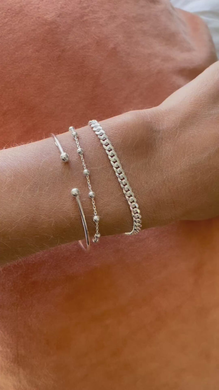 Dagg Silver bracelet, chain