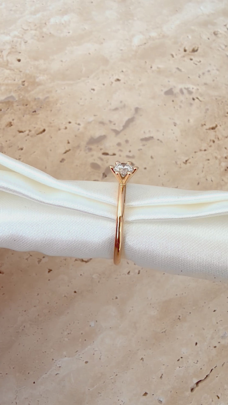 Julie 0.25 ct diamond ring, Wedding / Engagement ring | 18k. gold