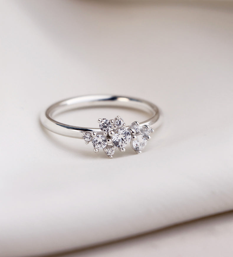 Celine Wedding / Engagement Ring, Diamonds Nest 0.36 ct