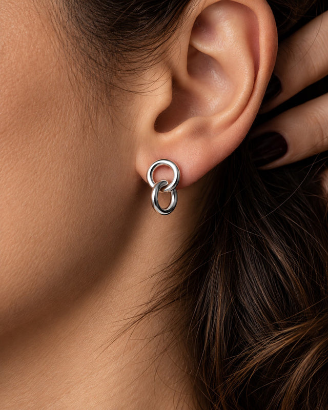 2 in One Örhängen | 925 silver