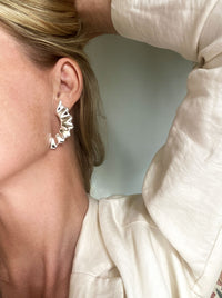 Volang Statement Earrings | 925 silver