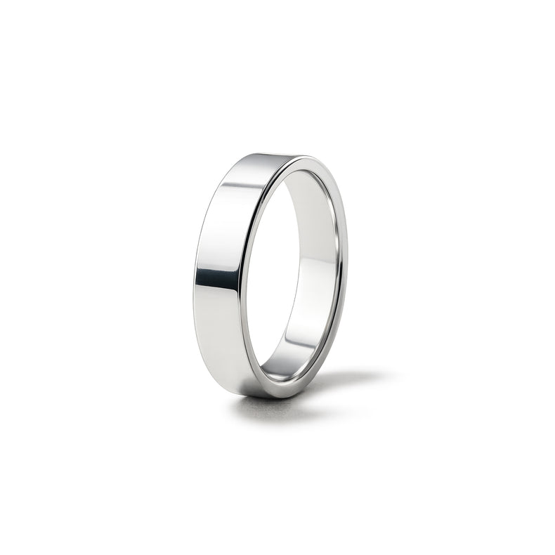Herren Ehering/Verlobungsring, Silberring 5 mm