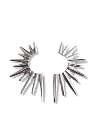 Yes I Am Statement Earrings, silver