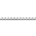 Kedja Venezia silver / Box Chain, 1.5 mm, 70 cm - Mila Silver